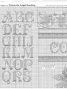 Schema punto croce Calza Angelo 5c