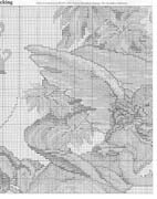 Schema punto croce Calza Angelo 5g