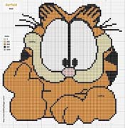 Schema punto croce Garfield 10