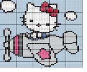 Schema punto a croce Hello Kitty 12