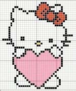 Schema punto croce Hello Kitty 29