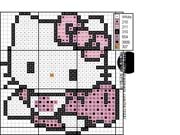 Schema punto croce Hello Kitty 32