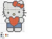 Schema punto croce Hello Kitty 33