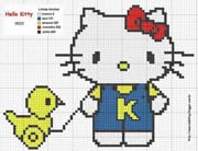 Schema punto croce Hello Kitty 34