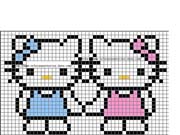 Schema punto croce Hello Kitty 47