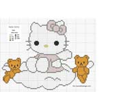 Schema punto croce Hello Kitty 53