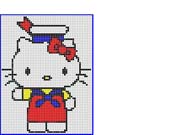 Schema punto croce Hello Kitty 63