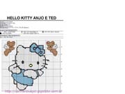 Schema punto croce Hello Kitty 66