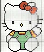 Schema punto croce Hello Kitty 77
