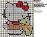 Schema punto croce Hello Kitty 78
