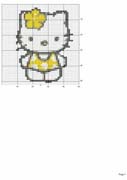 Schema punto croce Hello Kitty 79
