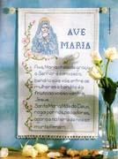 Schema punto croce Ave Maria 01
