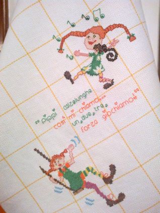 Strofinaccio con Pippi Calzelunghe n.2