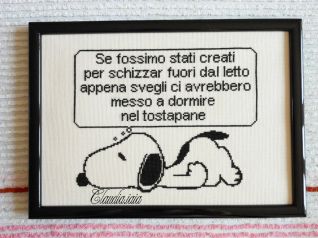 Snoopy tostapane_incorniciato