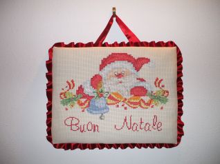 babbo natale pannello natalizio