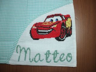 Tovaglietta Matteo - Cars - particolare