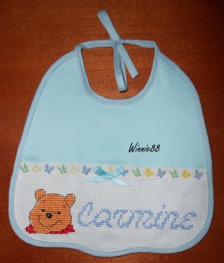 Bavaglino con Winnie the Pooh x Carmine