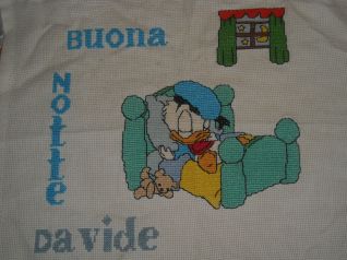 cuscino baby paperino