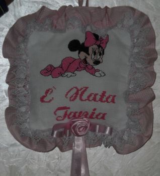 Fiocco nascita Baby Minnie - E' nata Tania