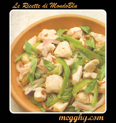 Insalata Tiepida di Pollo alla Menta