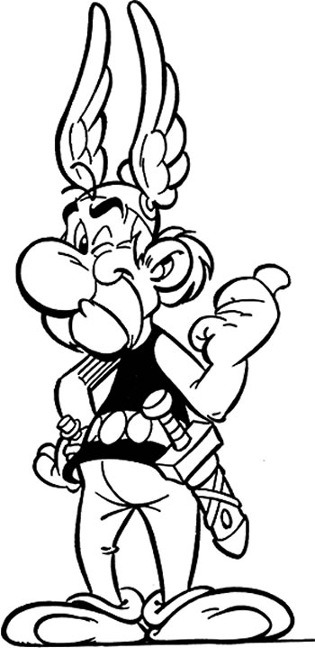 Disegno 17 Asterix