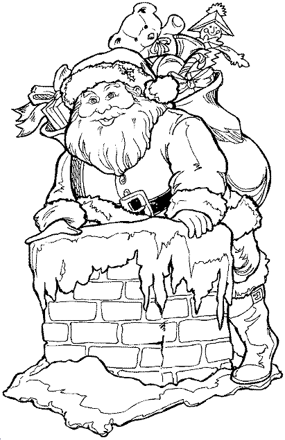 Disegno 30 Babbo natale