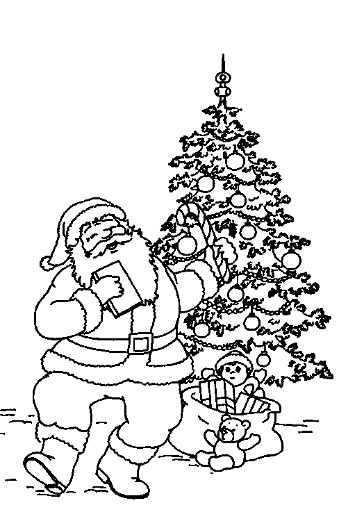 Disegno 35 Babbo natale