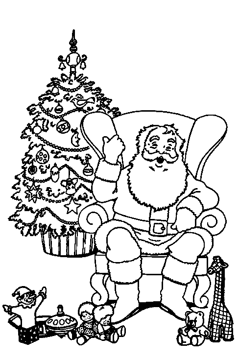 Disegno 47 Babbo natale