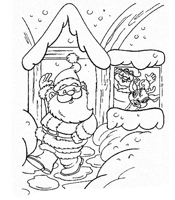 Disegno 55 Babbo natale