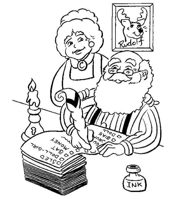 Disegno 56 Babbo natale