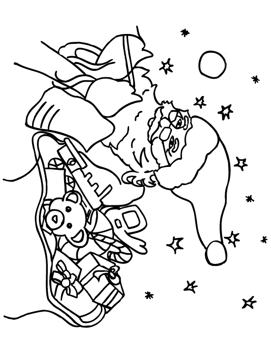 Disegno 60 Babbo natale