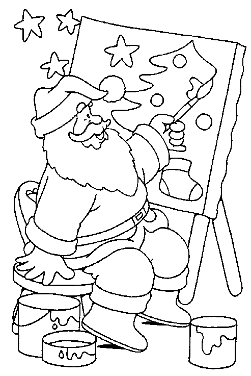 Disegno 77 Babbo natale