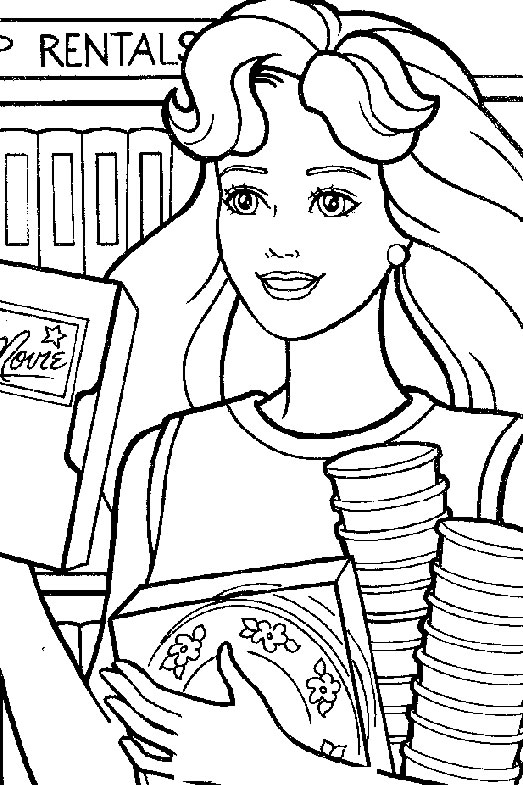 Disegno 107 Barbie