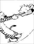 Disegno 4 Calvin and hobbes