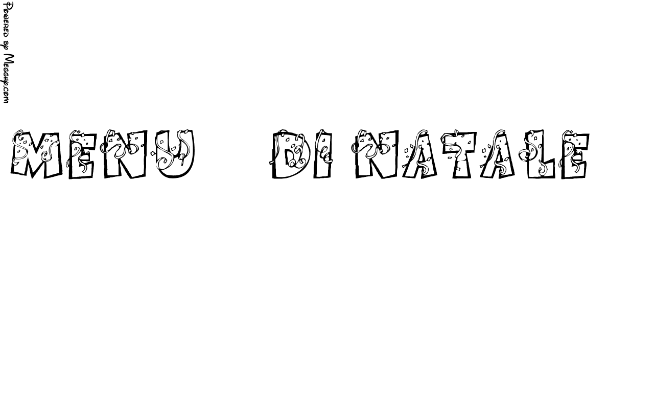 Menu Di Natale Da Stampare.Disegno Per Bambini Menu Di Natale 25019 Da Stampare E Colorare