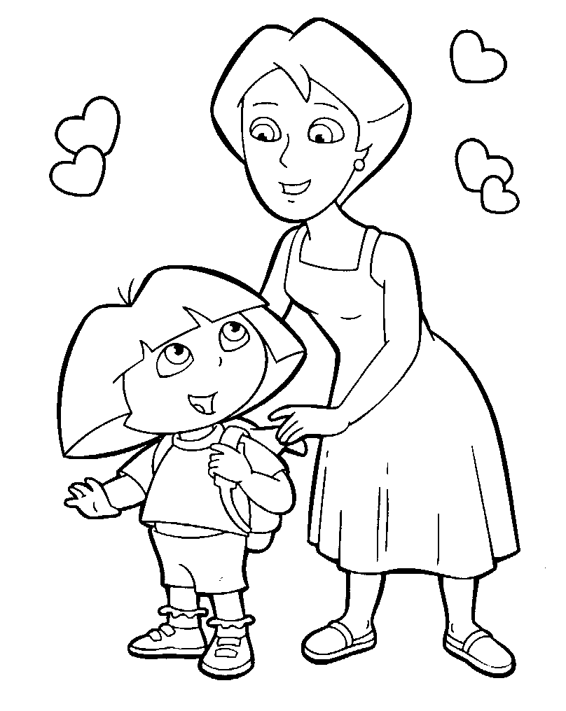 Disegno 20 Dora e diego