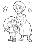 Disegno 20 Dora e diego