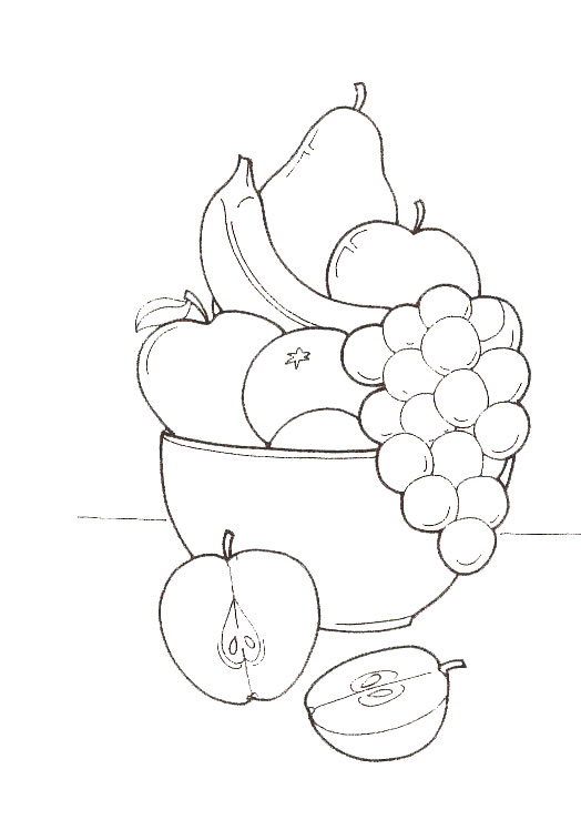 Disegno 21 Frutta e verdura