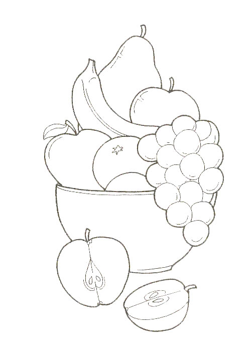 Disegno 8 Frutta e verdura