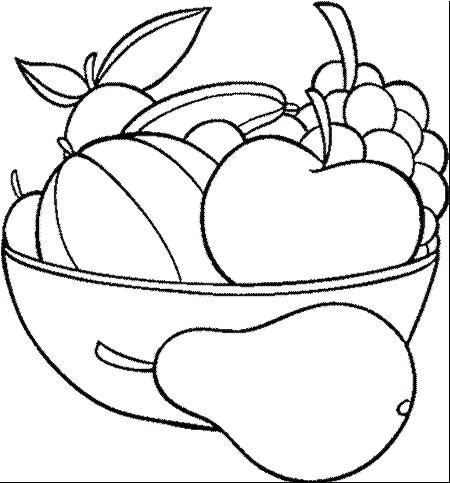 Disegno 9 Frutta e verdura