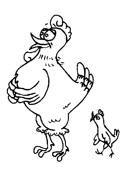 Disegno 8 Galline