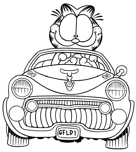 Disegno 55 Garfield