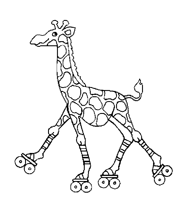 Disegno 14 Giraffe