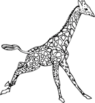 Disegno 13 Giraffe