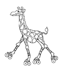 Disegno 14 Giraffe