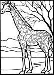 Disegno 15 Giraffe