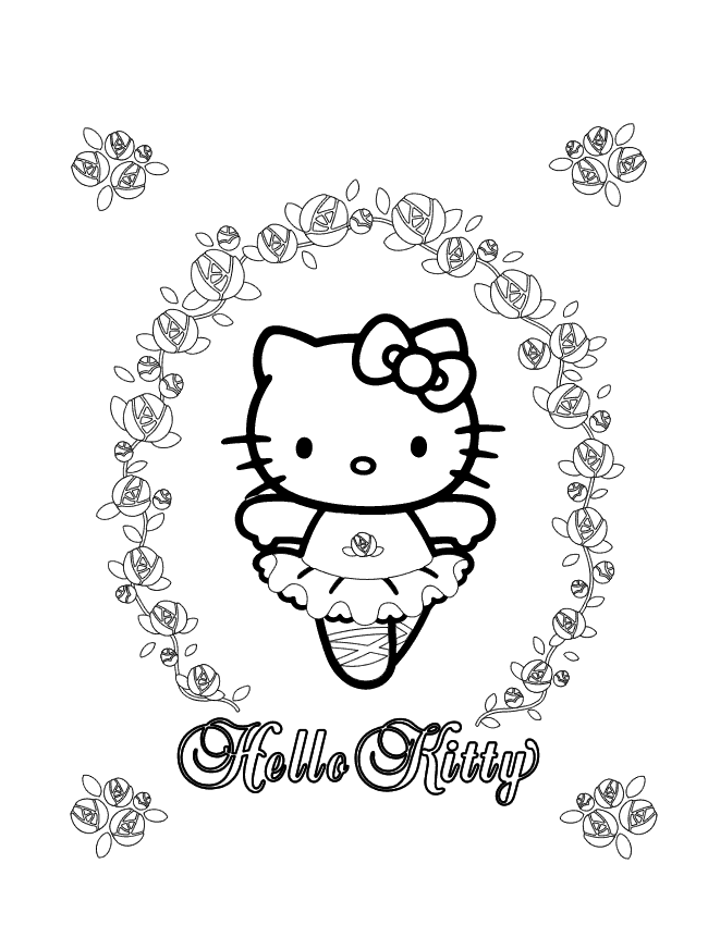 Disegno 18 Hello kitty