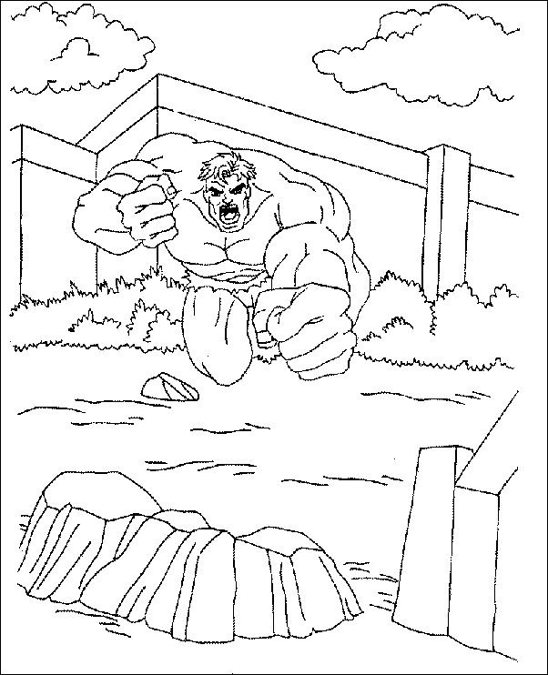 Disegno 9 Hulk