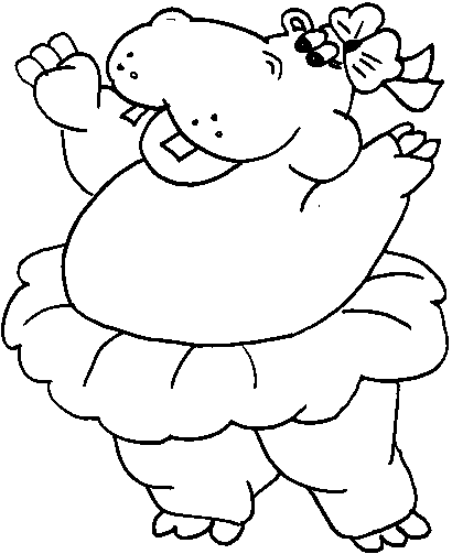 Disegno 2 Ippopotamo