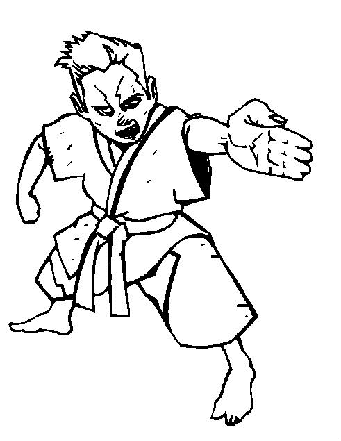 Disegno 24 Judo